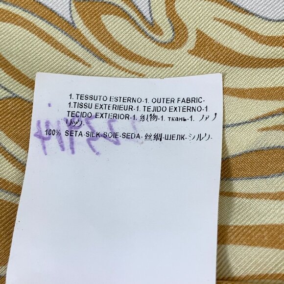 Versace Baroque Print Button-Up Silk Shirt - Picture 7 of 8